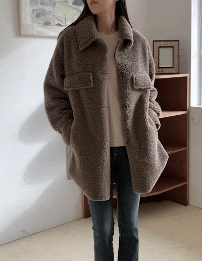 [SALE]양털 무스탕 자켓